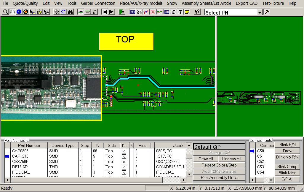 PC board assembly process documents