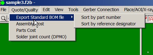 pcb bom parts assembly cost quoting pricing software